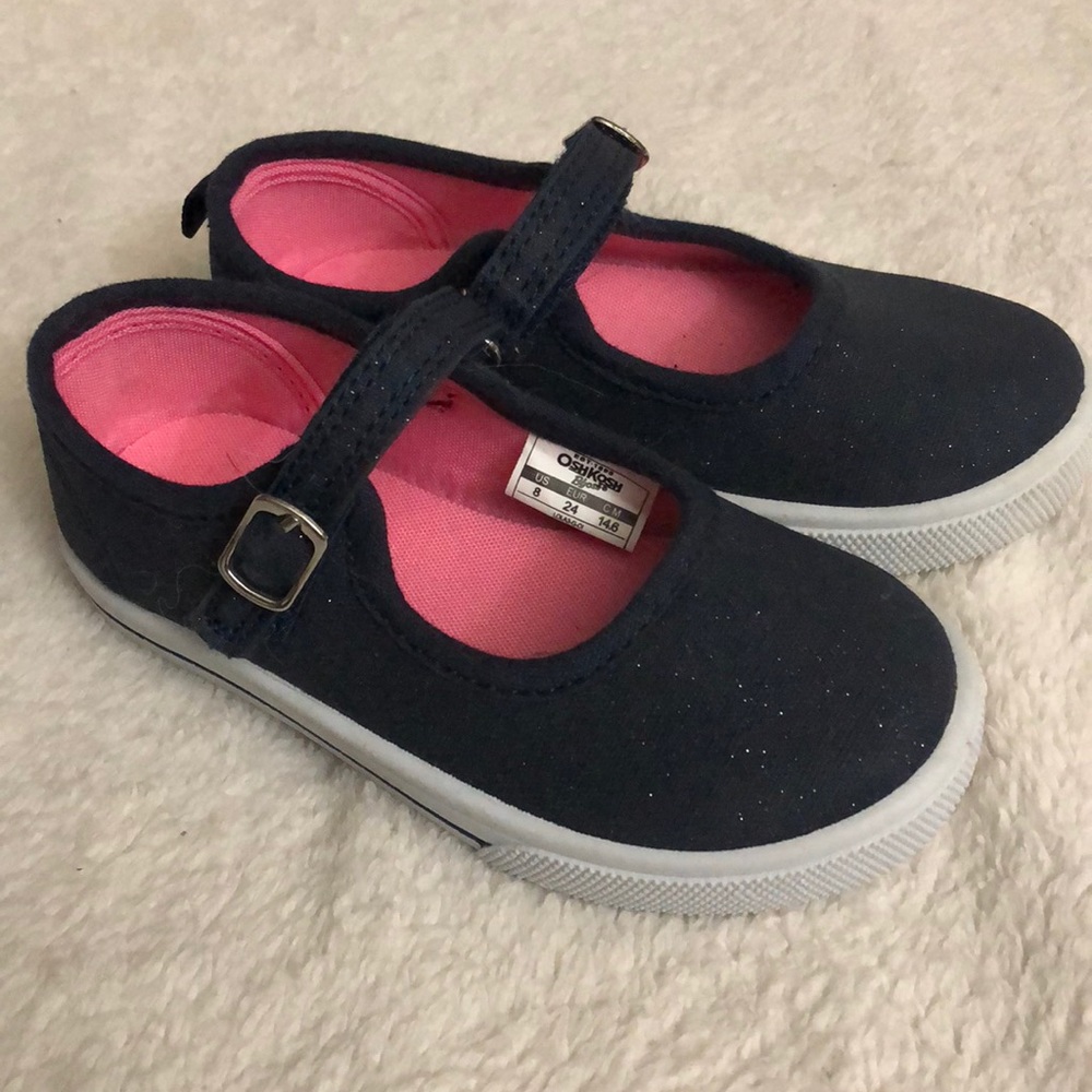 Navy blue Mary Jane sneakers